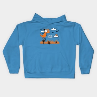 Game Over Dinosaur Kids Hoodie